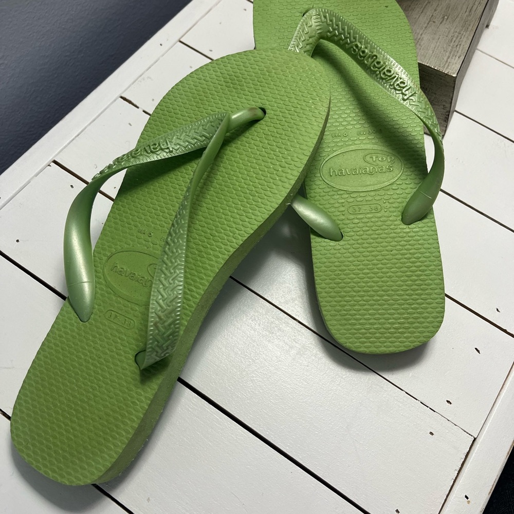 Havaianas Women's Lime Green Sandals